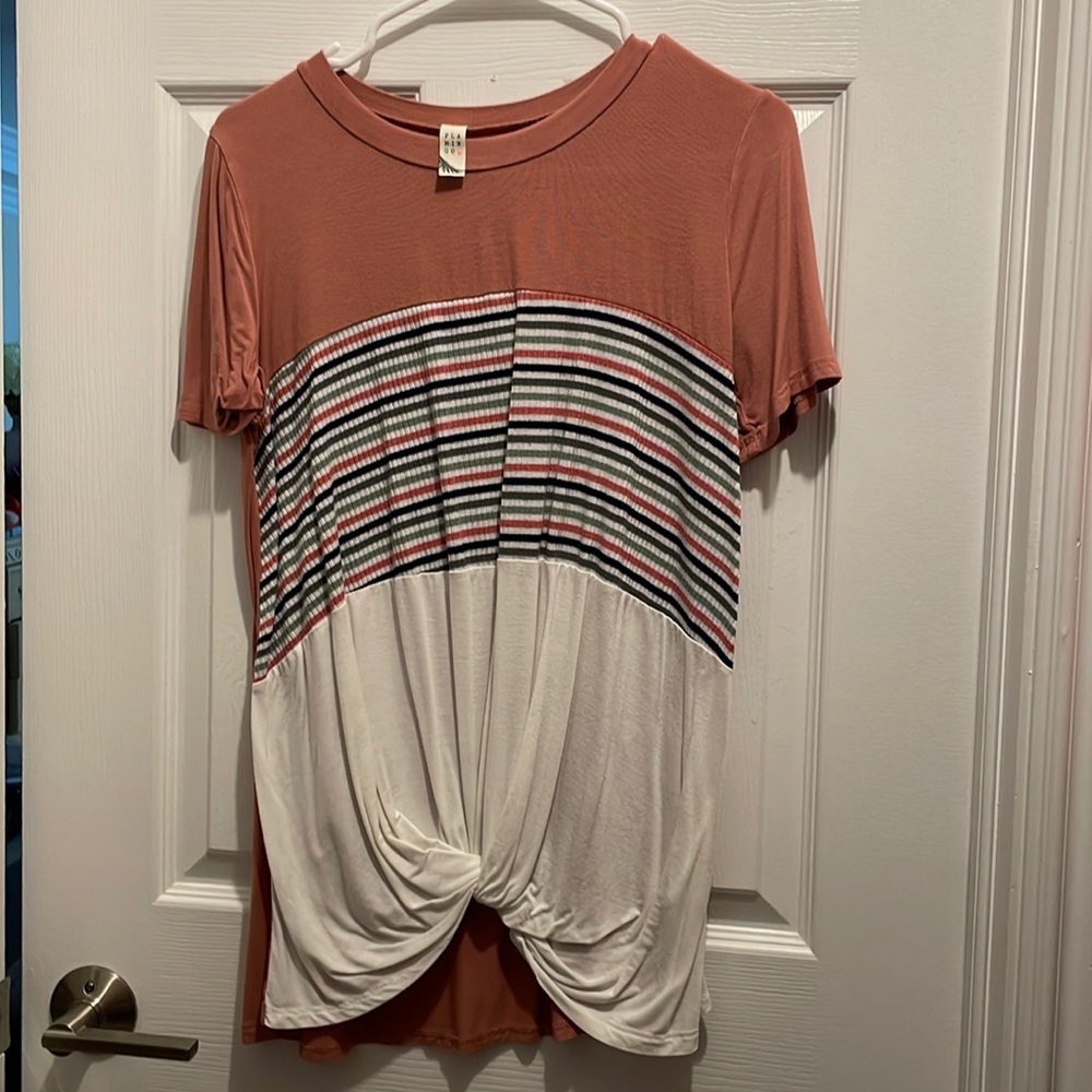 Flamingo Short Sleeve Top